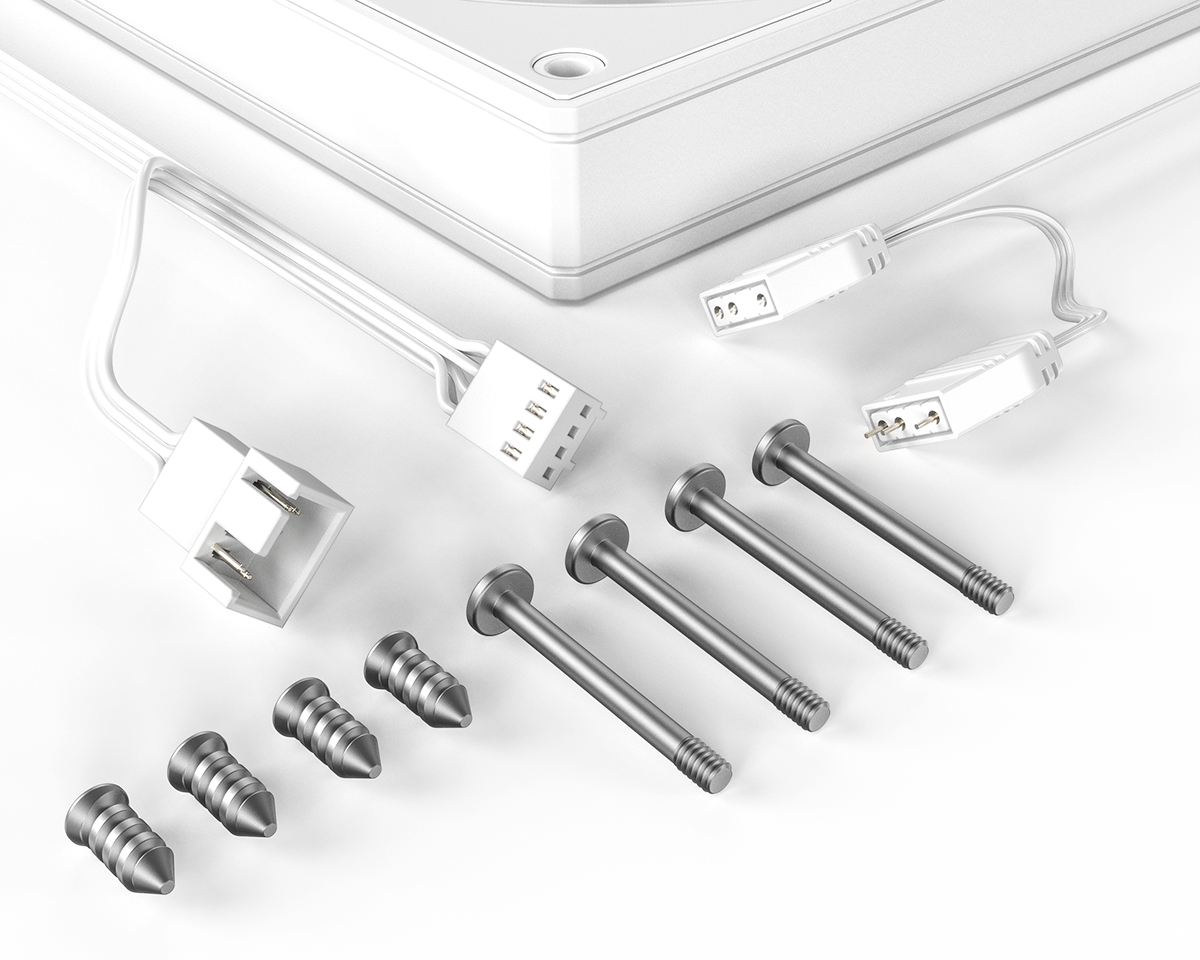 Refrigeracion Cooler Gabinete ID-Cooling X3 Trio ARGB White AS-120-W