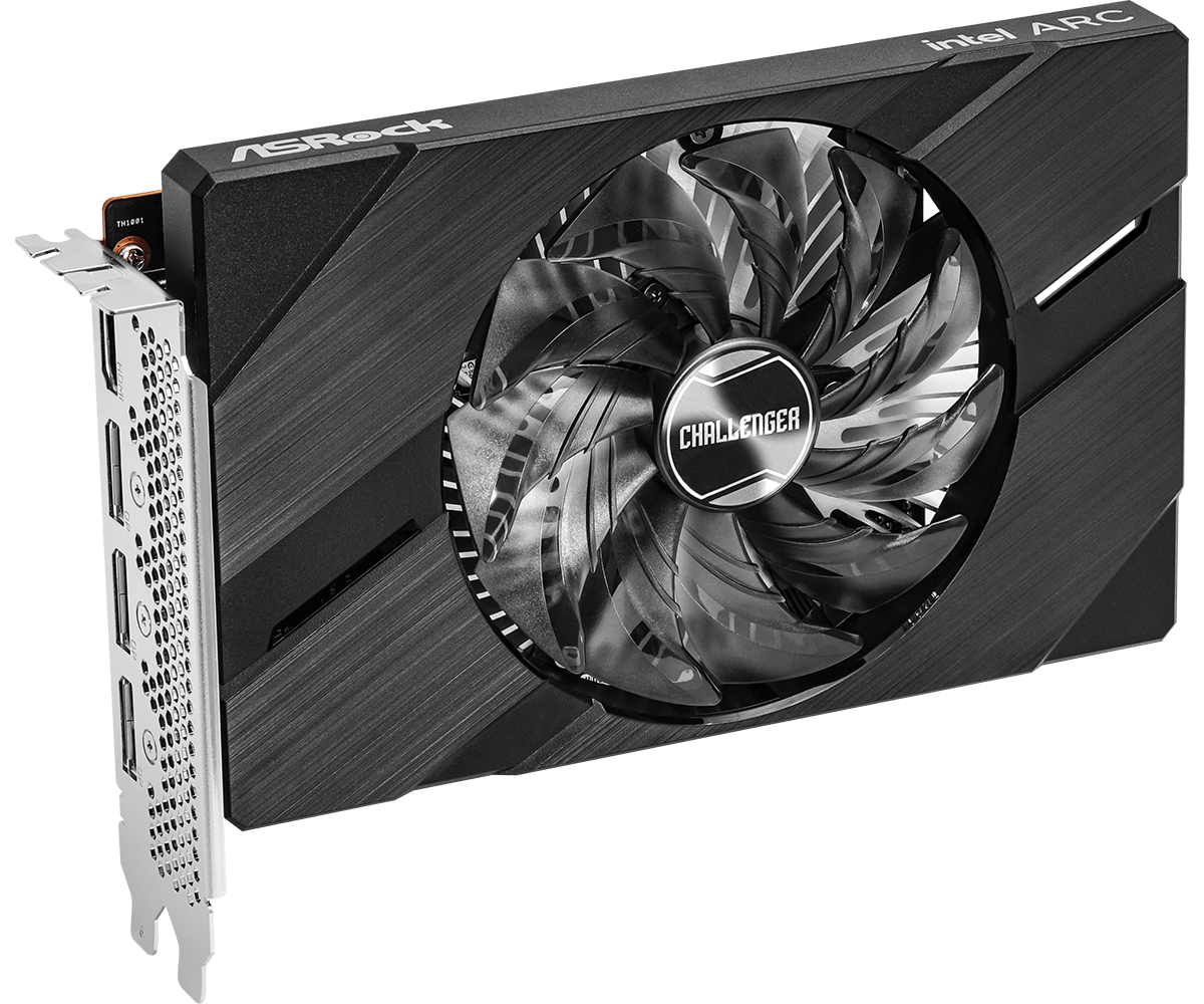 Placa De Video Intel ARC Asrock A380 Challenger ITX 6GB OC A380 CLI 6GO