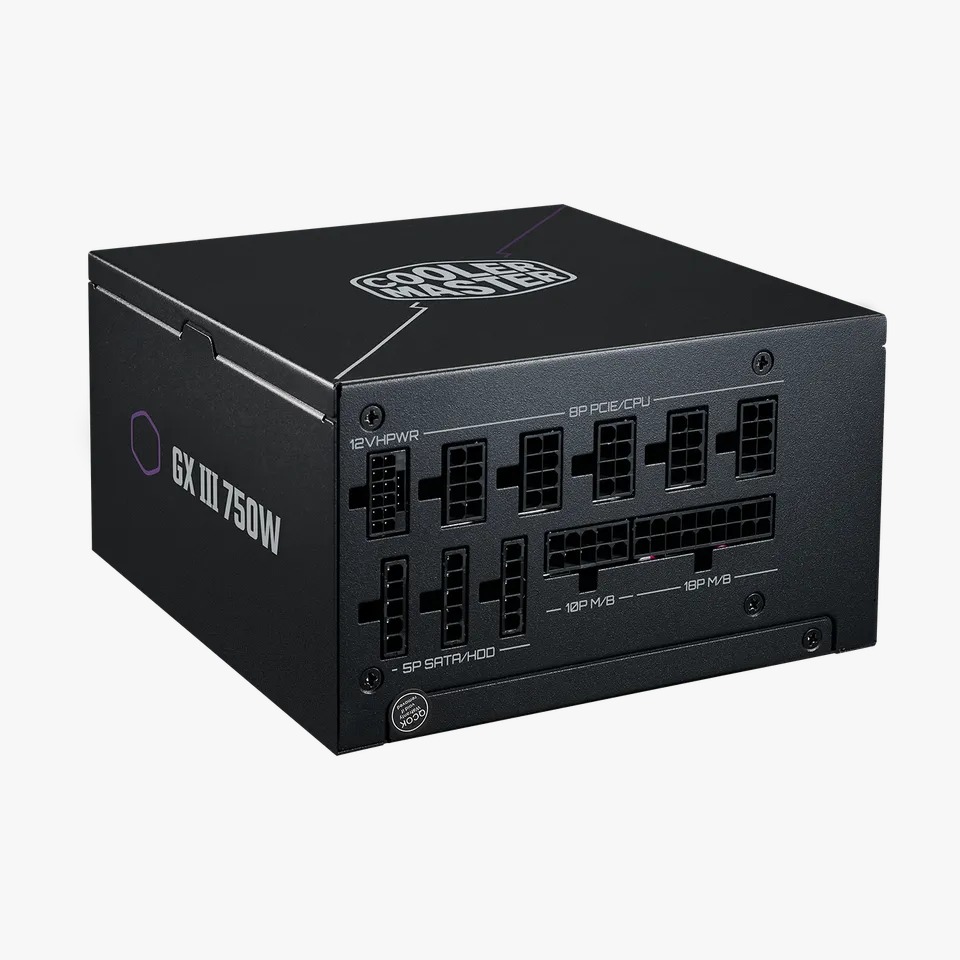 Fuente Certificada Cooler Master 750W GX III 80 Plus Gold Full Modular MPX-7503-AFAG