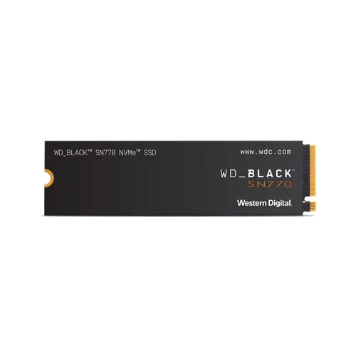 Almacenamiento Disco Solido SSD NVMe Western Digital 500GB Black SN770 PCIe 4.0 M.2 WDS500G3XCE-0CB3N0