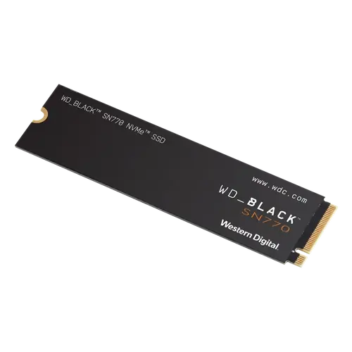 Almacenamiento Disco Solido SSD NVMe Western Digital 500GB Black SN770 PCIe 4.0 M.2 WDS500G3XCE-0CB3N0
