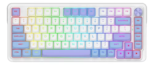 Perifericos Teclado Inalambrico Redragon Ucal Max Switch Mint Mambo Gamer Mecanico Bluetooth K673WBP-RGB-MAX