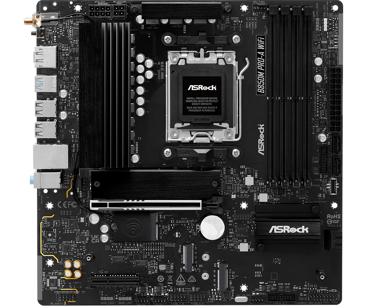 Motherboard Amd Asrock B850M PRO-A WIFI AM5