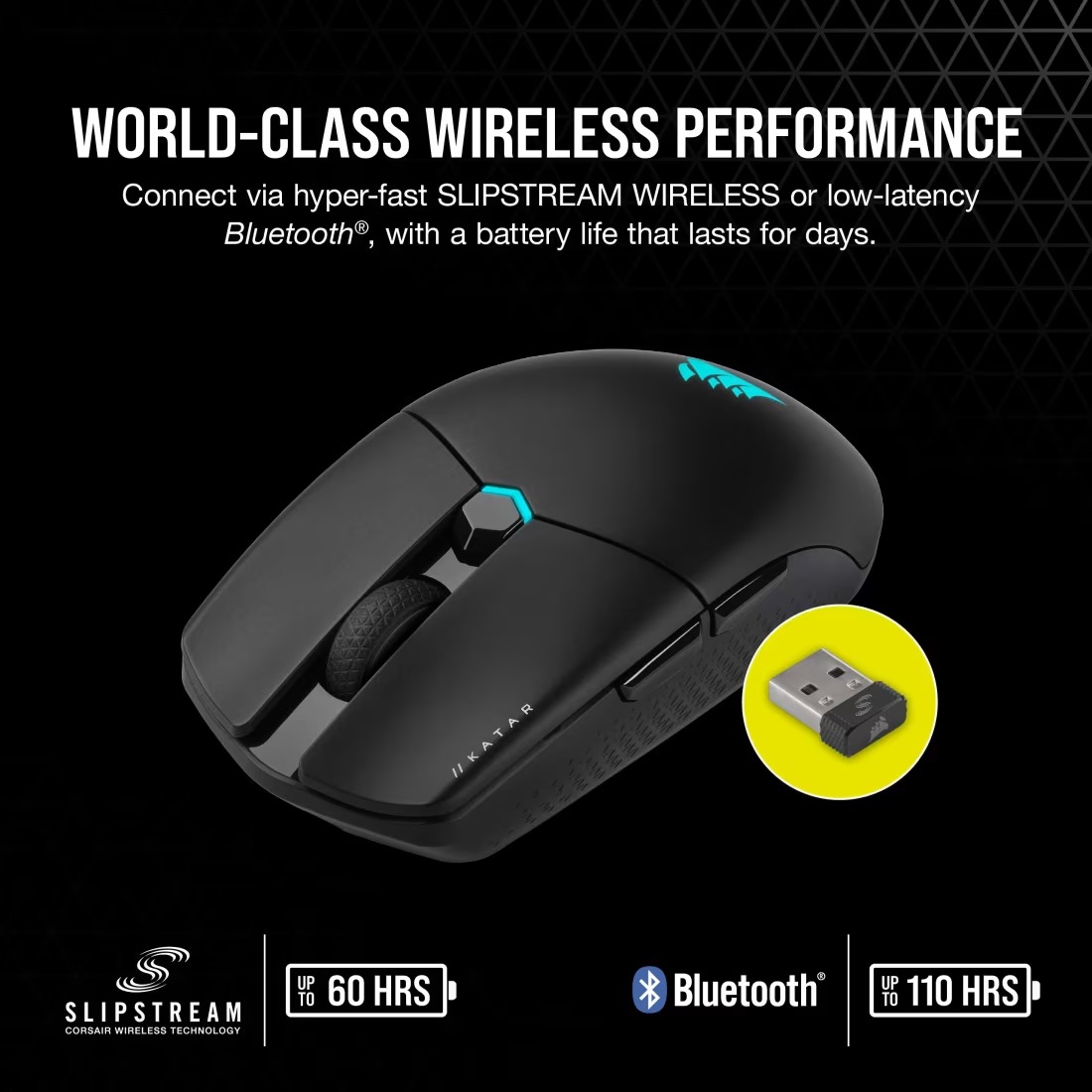 Perifericos Mouse Inalambrico Corsair Katar Elite Wireless CH-931C111-NA