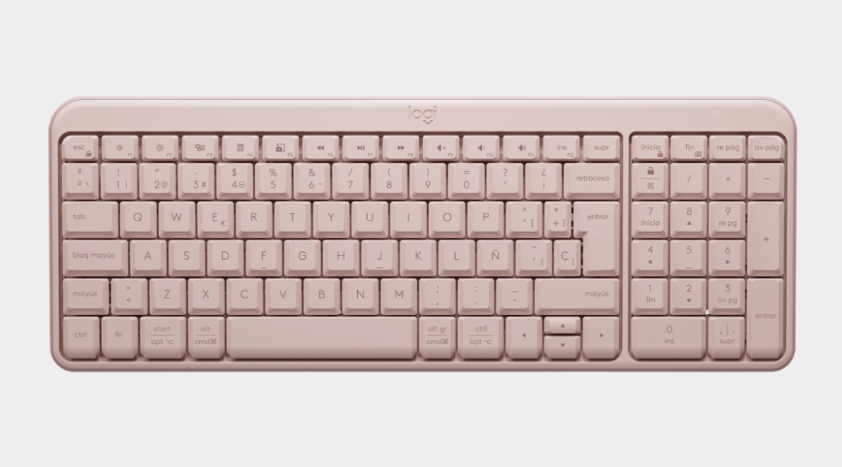 Perifericos Teclado Bluetooth Logitech K250 Pebble Pink 920-013447
