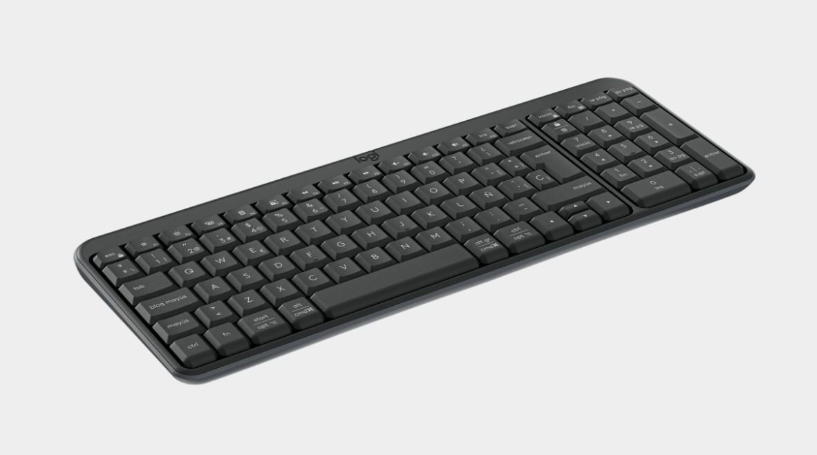 Perifericos Teclado Bluetooth Logitech K250 Pebble Graphite 920-013445