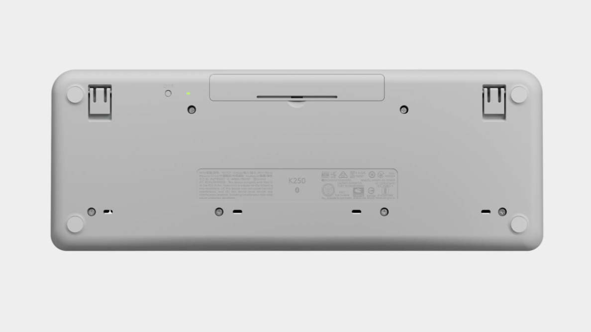 Perifericos Teclado Bluetooth Logitech K250 Pebble White 920-013446