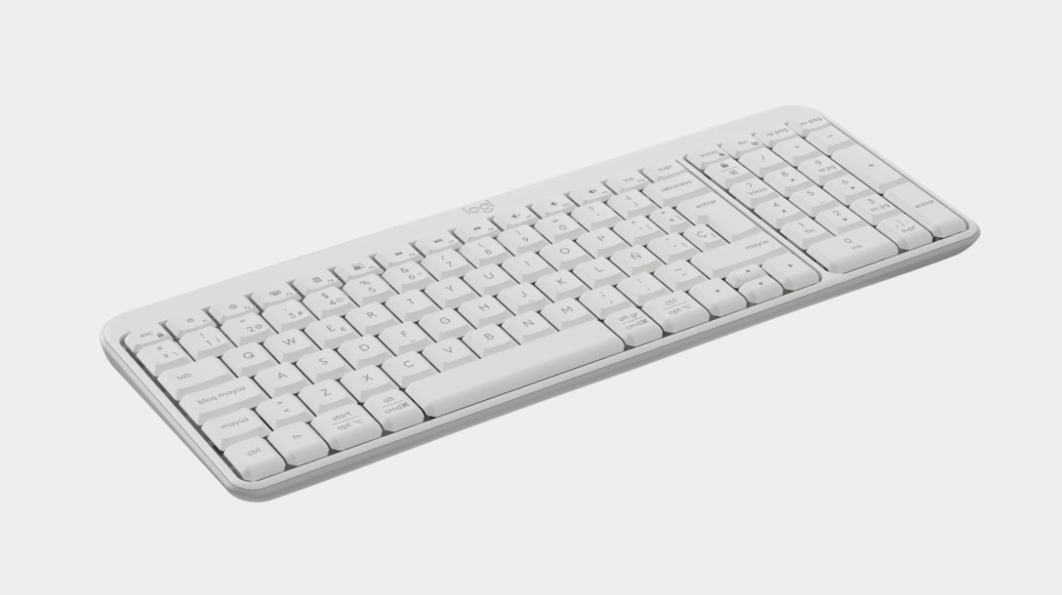 Perifericos Teclado Bluetooth Logitech K250 Pebble White 920-013446
