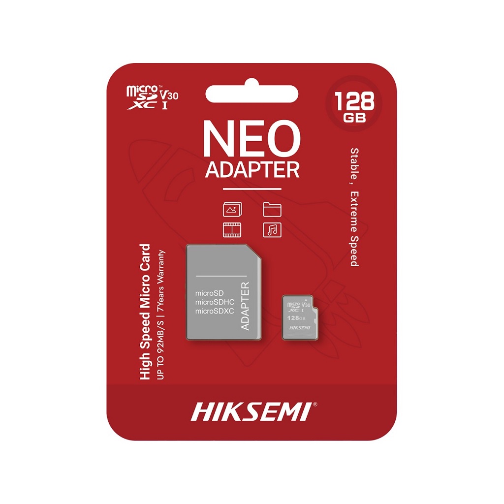 Almacenamiento MicroSD Hiksemi 128GB Neo C10 HS-TF-C1