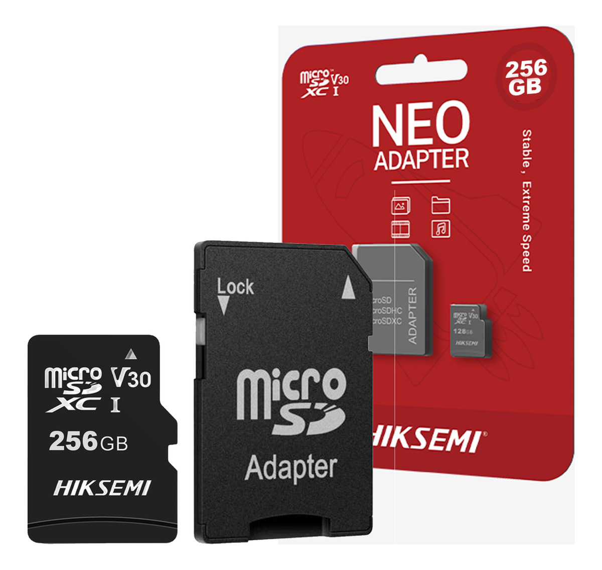 Almacenamiento MicroSD Hiksemi 256GB Neo C10 HS-TF-C1 256G