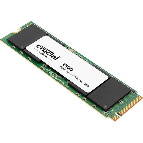 Almacenamiento Disco Solido SSD NVMe Crucial 1TB E100 PCIe 4.0 M.2 CT1000E100SSD8