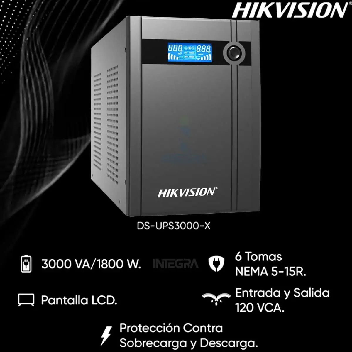 Varios UPS Hikvision DS 3000VA DS-UPS3000