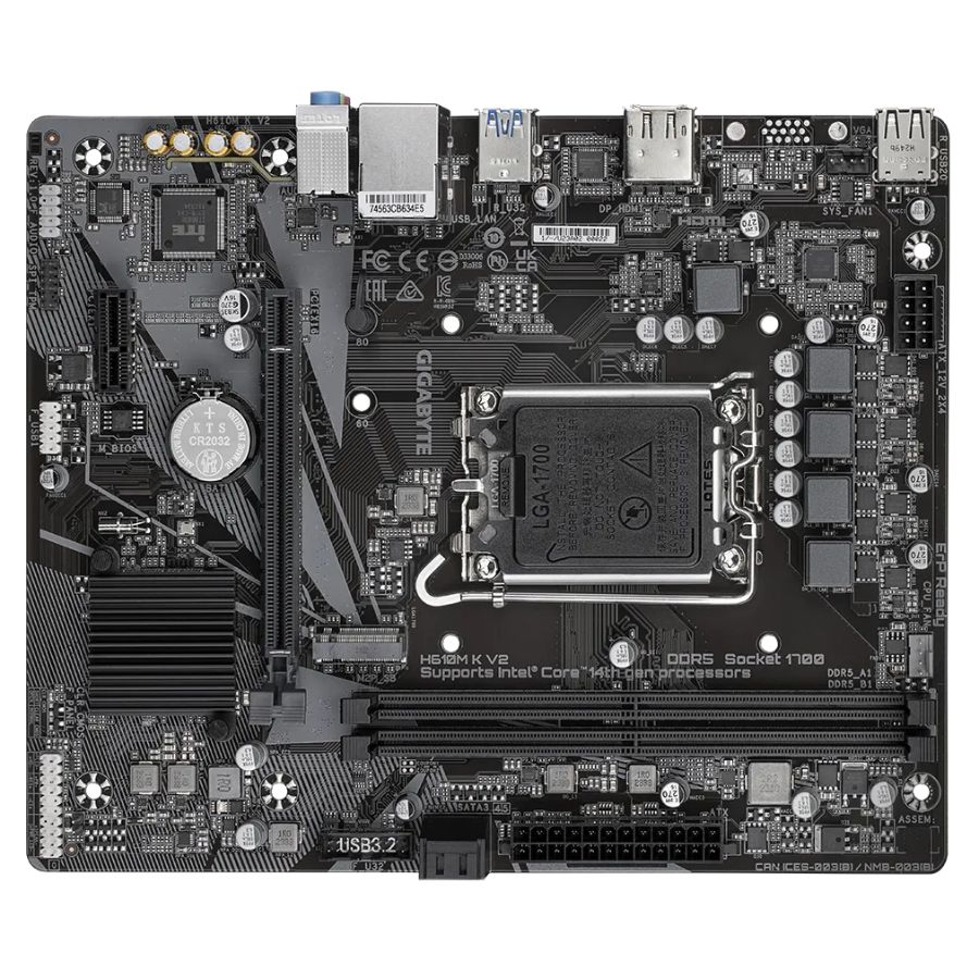 Motherboard Intel Gigabyte H610M K V2 DDR5 S1700