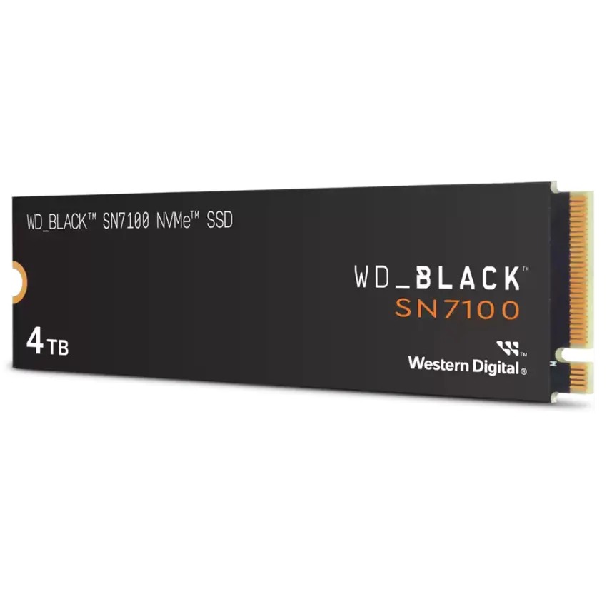 Almacenamiento Disco Solido SSD NVMe Western Digital 4TB Black SN7100 PCIe 4.0 M.2 WDS400T4X0E