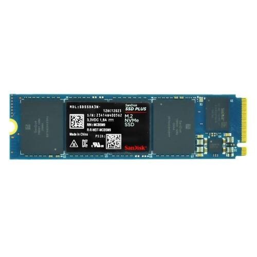 Almacenamiento Disco Solido SSD NVMe Sandisk 500GB M.2 Plus SDSSDA3N-500G-G26