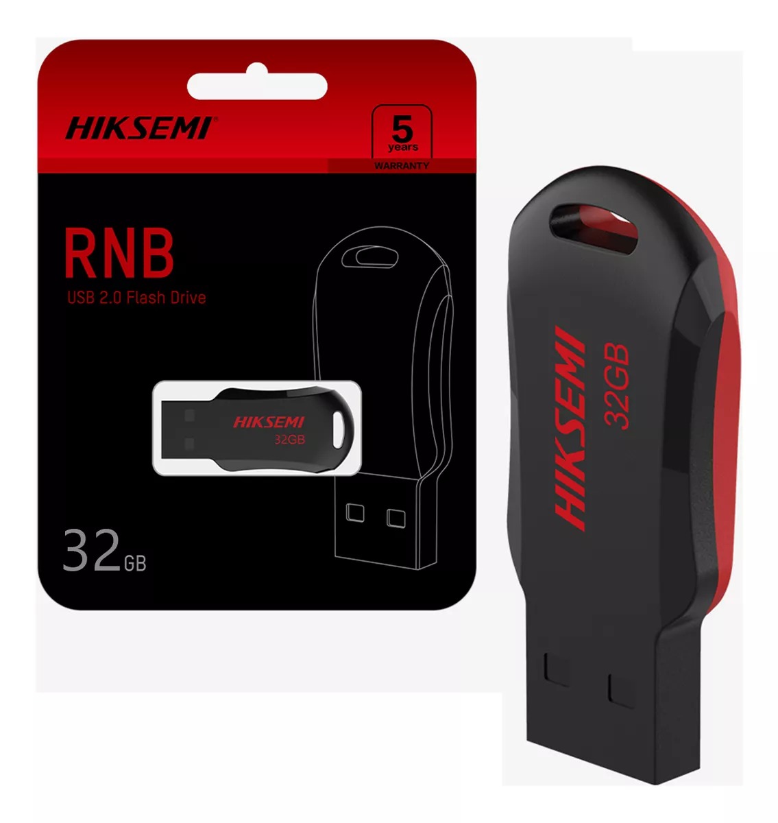 Almacenamiento Pendrive Hiksemi 32GB RNB 2.0 HS-USB-M200R