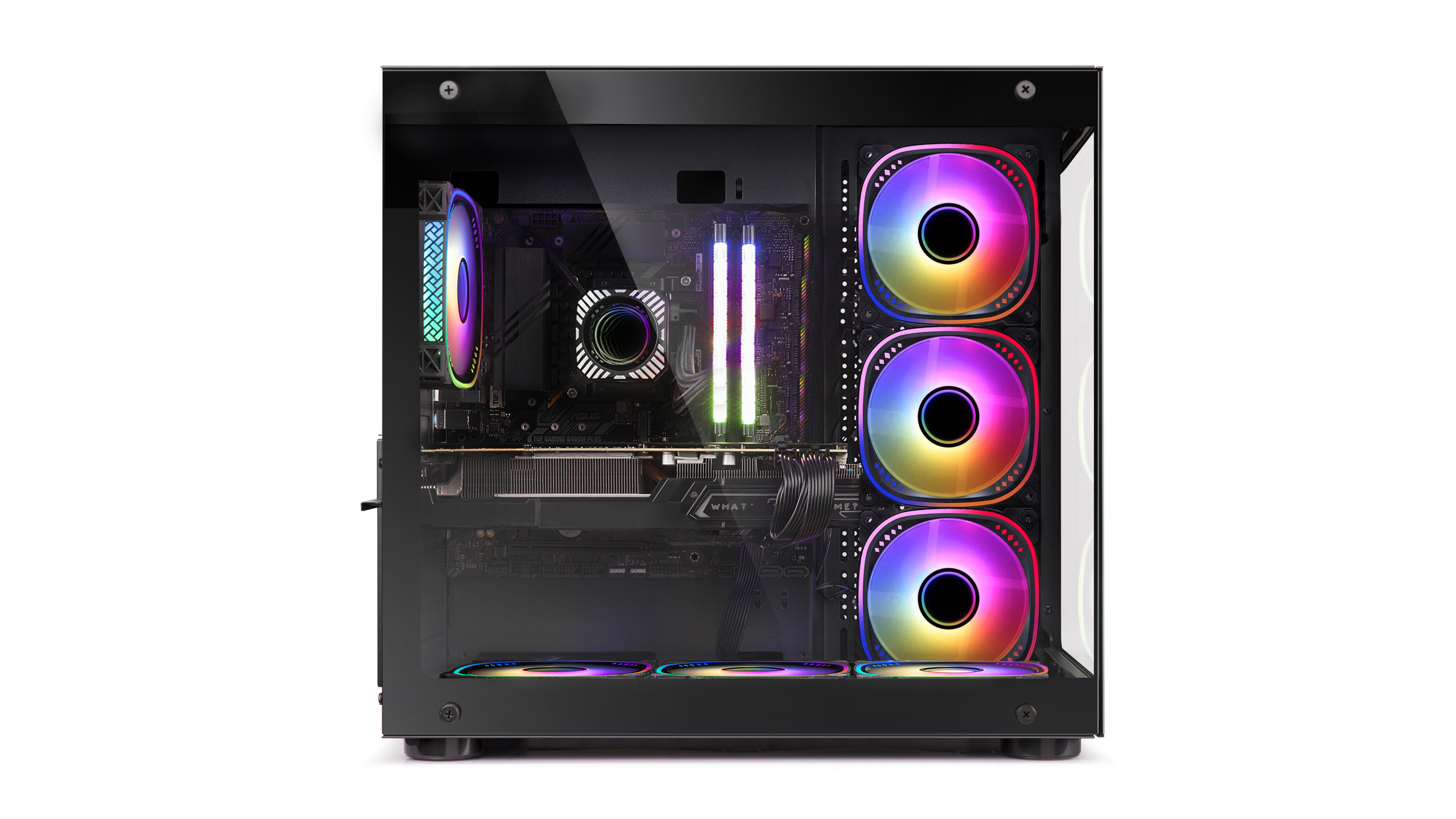 Gabinete Gamer Sentey A40 X7 Fan ARGB Black GS-8200