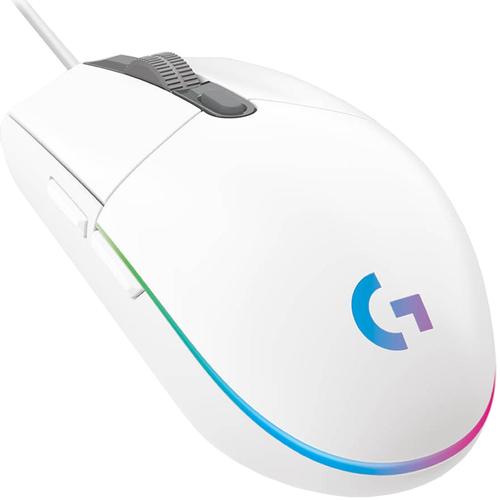 Perifericos Mouse USB Logitech G203 Lightsync White Gamer 910-005794