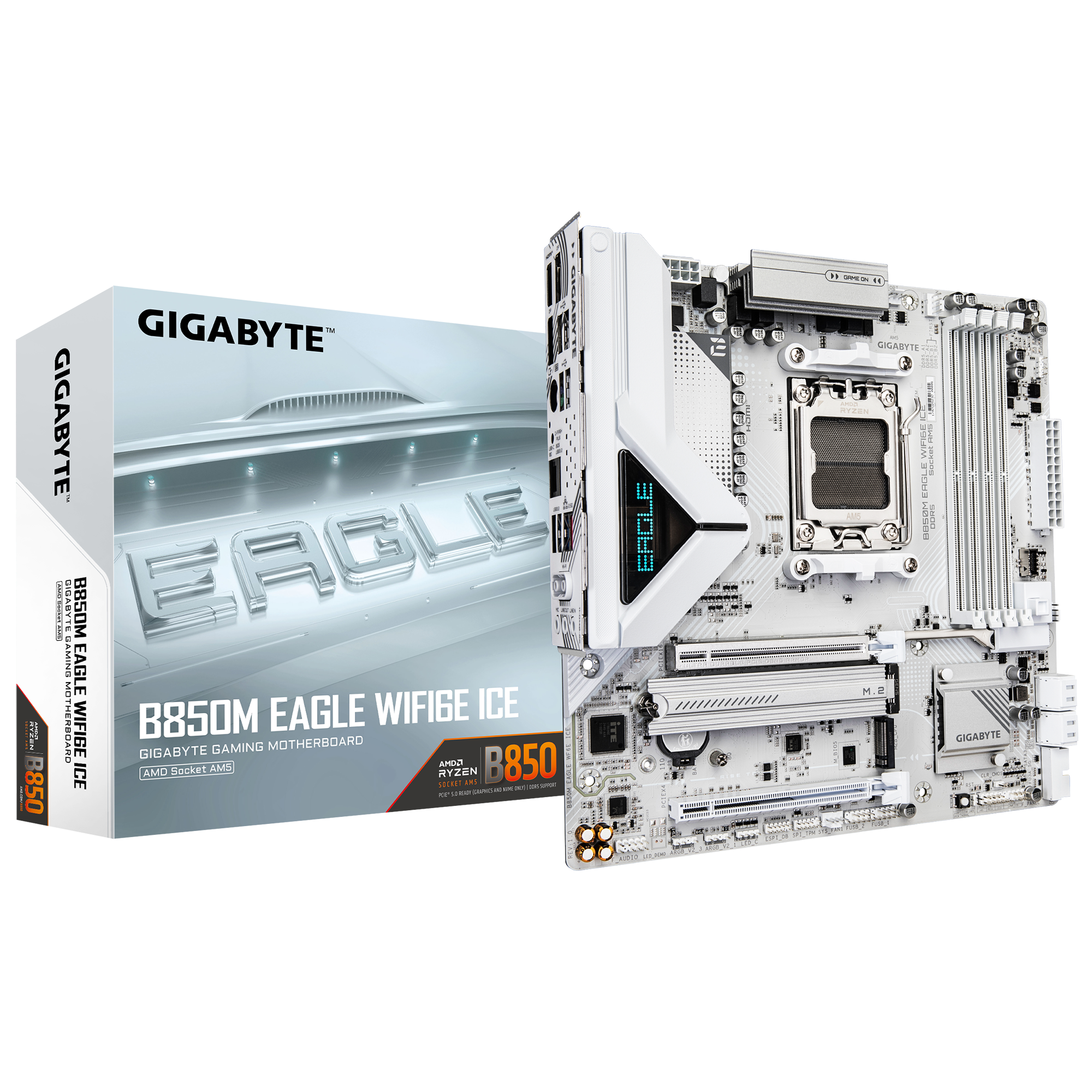 Motherboard Amd Gigabyte B850M Eagle WIFI6E ICE AM5