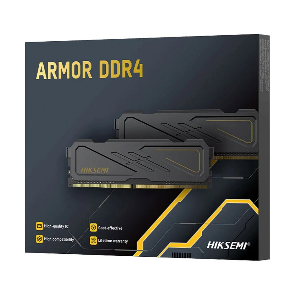 Memoria Ram DDR4 32GB (2x16) Hiksemi 3200MHz Armor Black HSC432U32D3