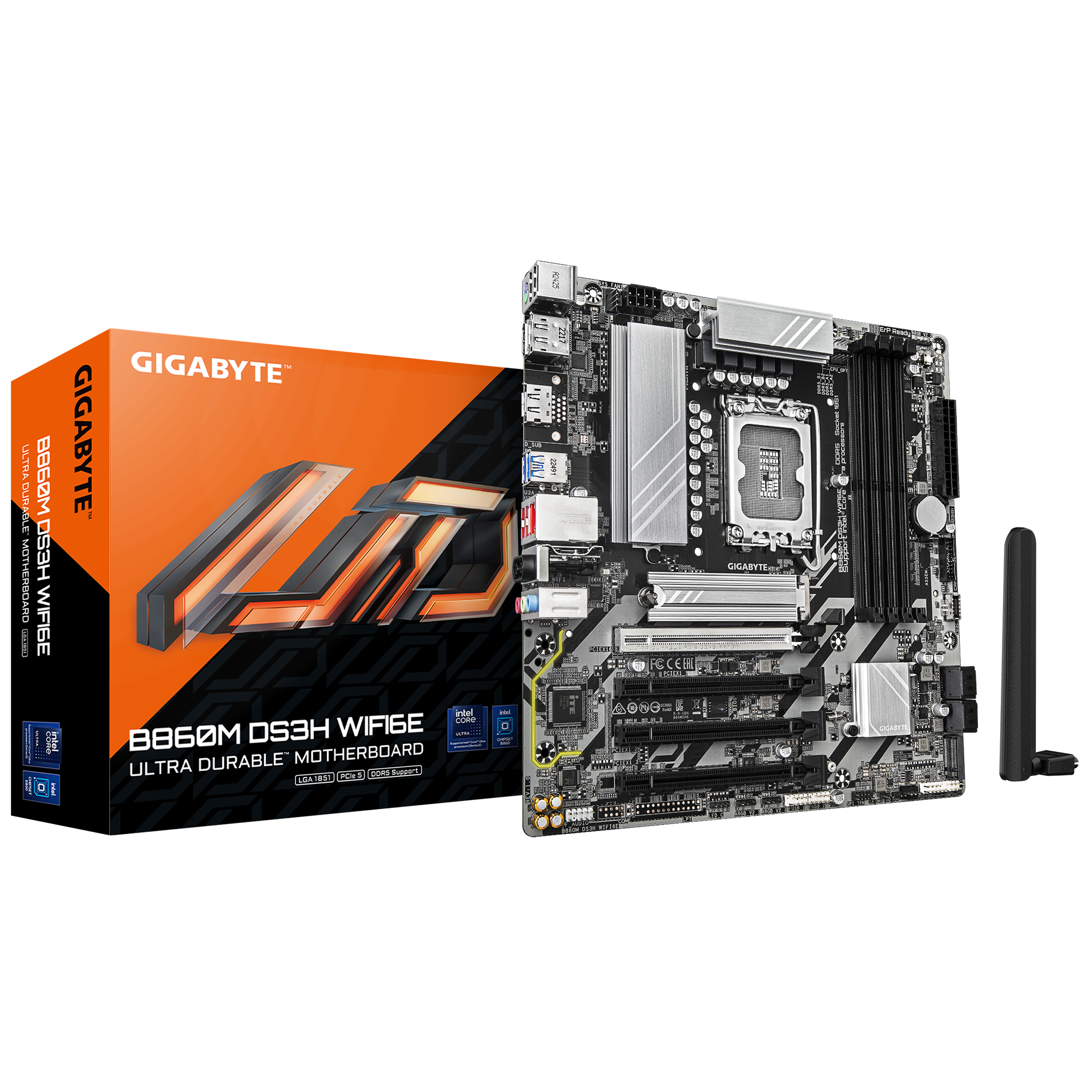 Motherboard Intel Gigabyte B860M DS3H WIFI6E S1851