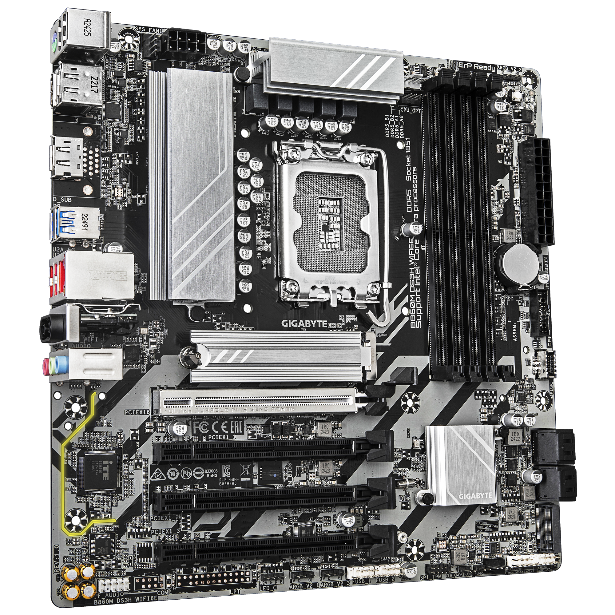 Motherboard Intel Gigabyte B860M DS3H WIFI6E S1851