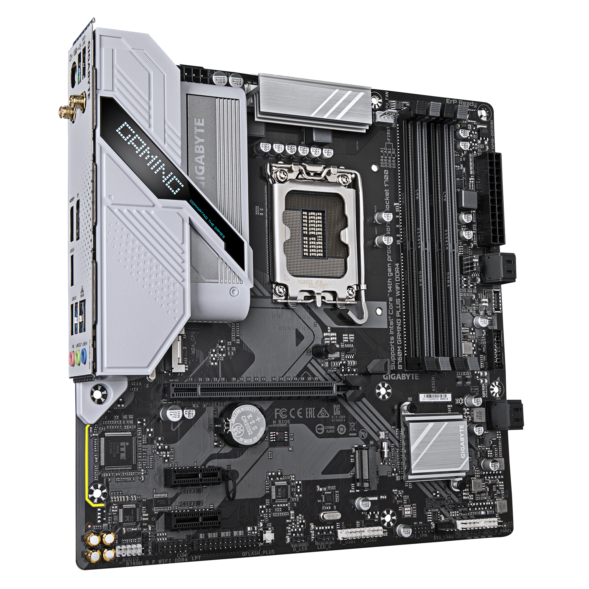 Motherboard Intel Gigabyte B760M Gaming Plus WIFI DDR4 S1700
