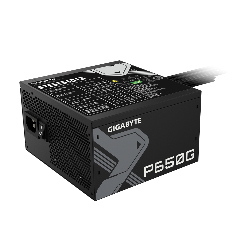 Fuente Certificada Gigabyte 650W 80 Plus Gold GP-P650G