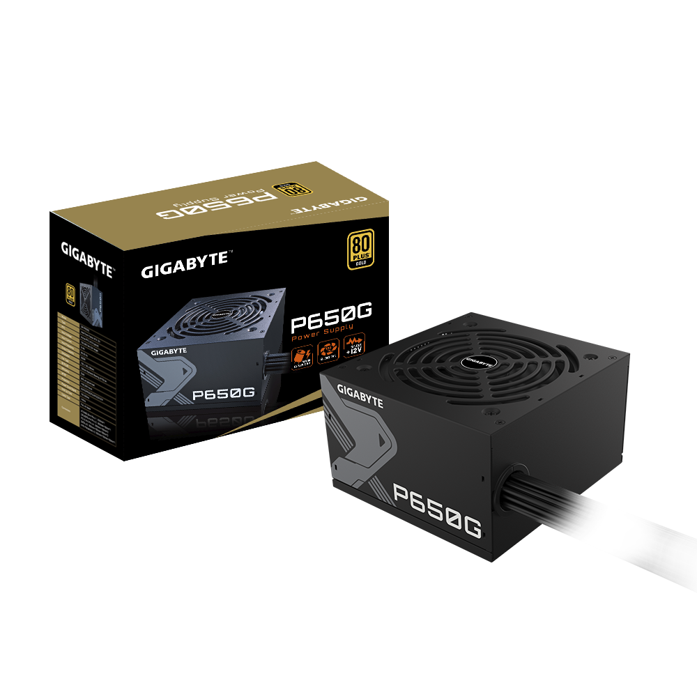 Fuente Certificada Gigabyte 650W 80 Plus Gold GP-P650G