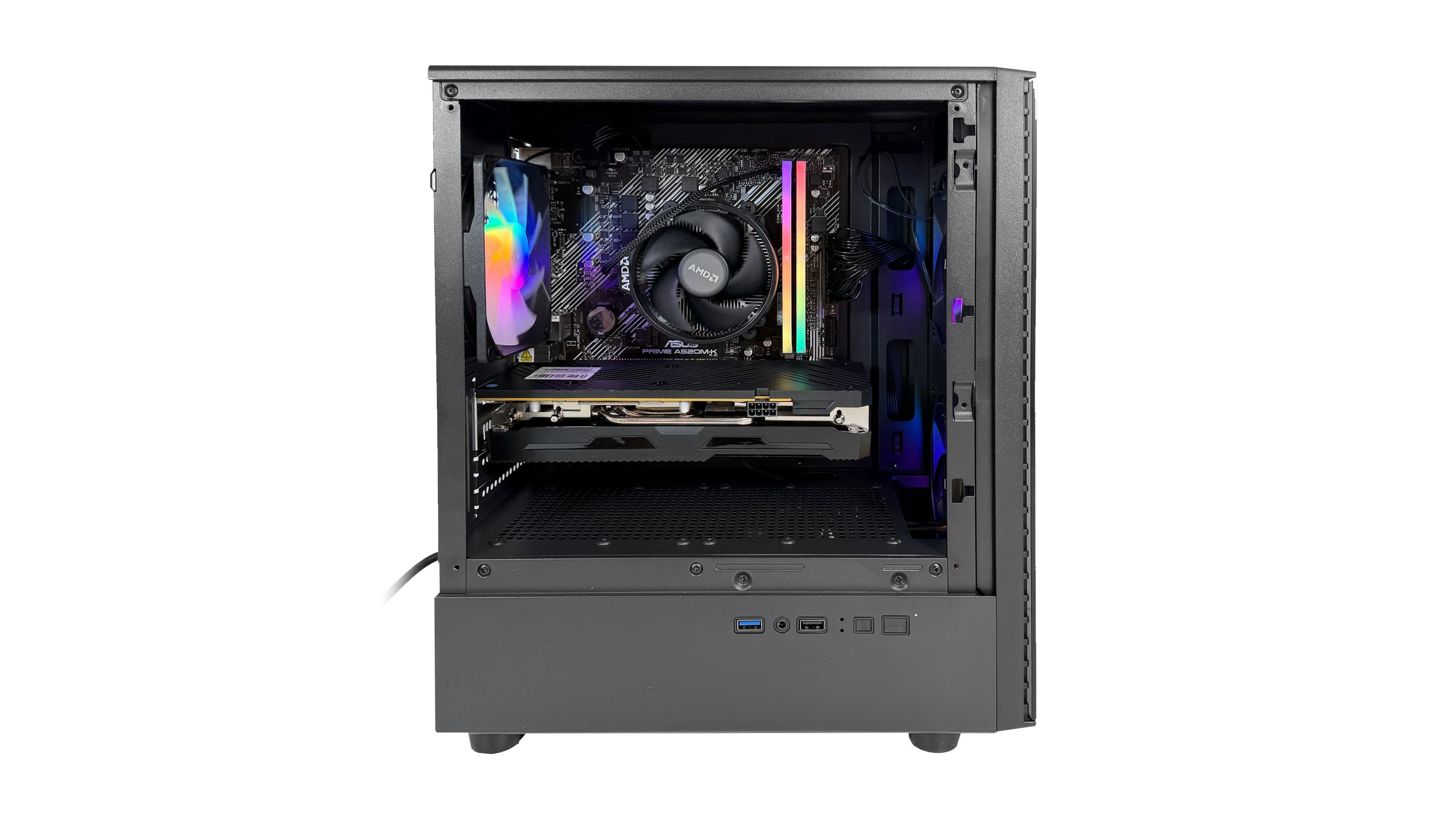 Gabinete Gamer Sentey T5 X3 Fan ARGB Black T5BLK-SF