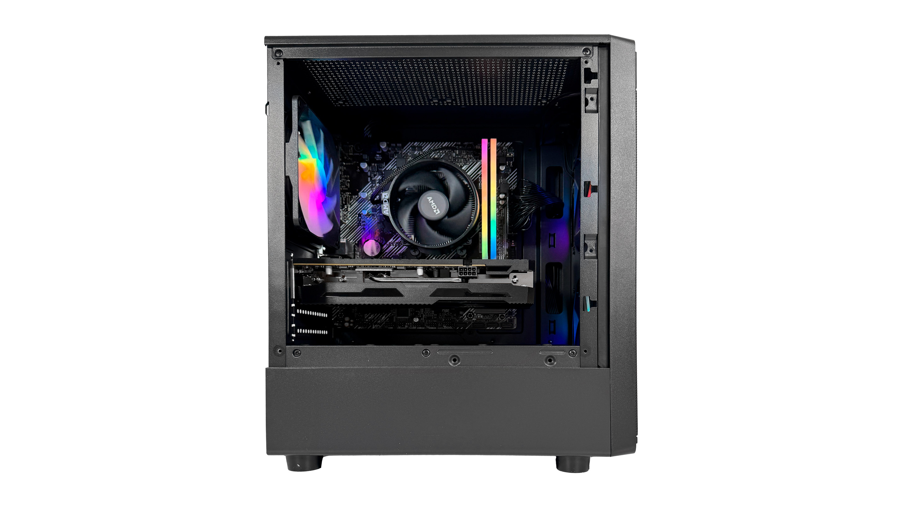 Gabinete Gamer Sentey M12 X3 Fan ARGB Black M12BLK.SF