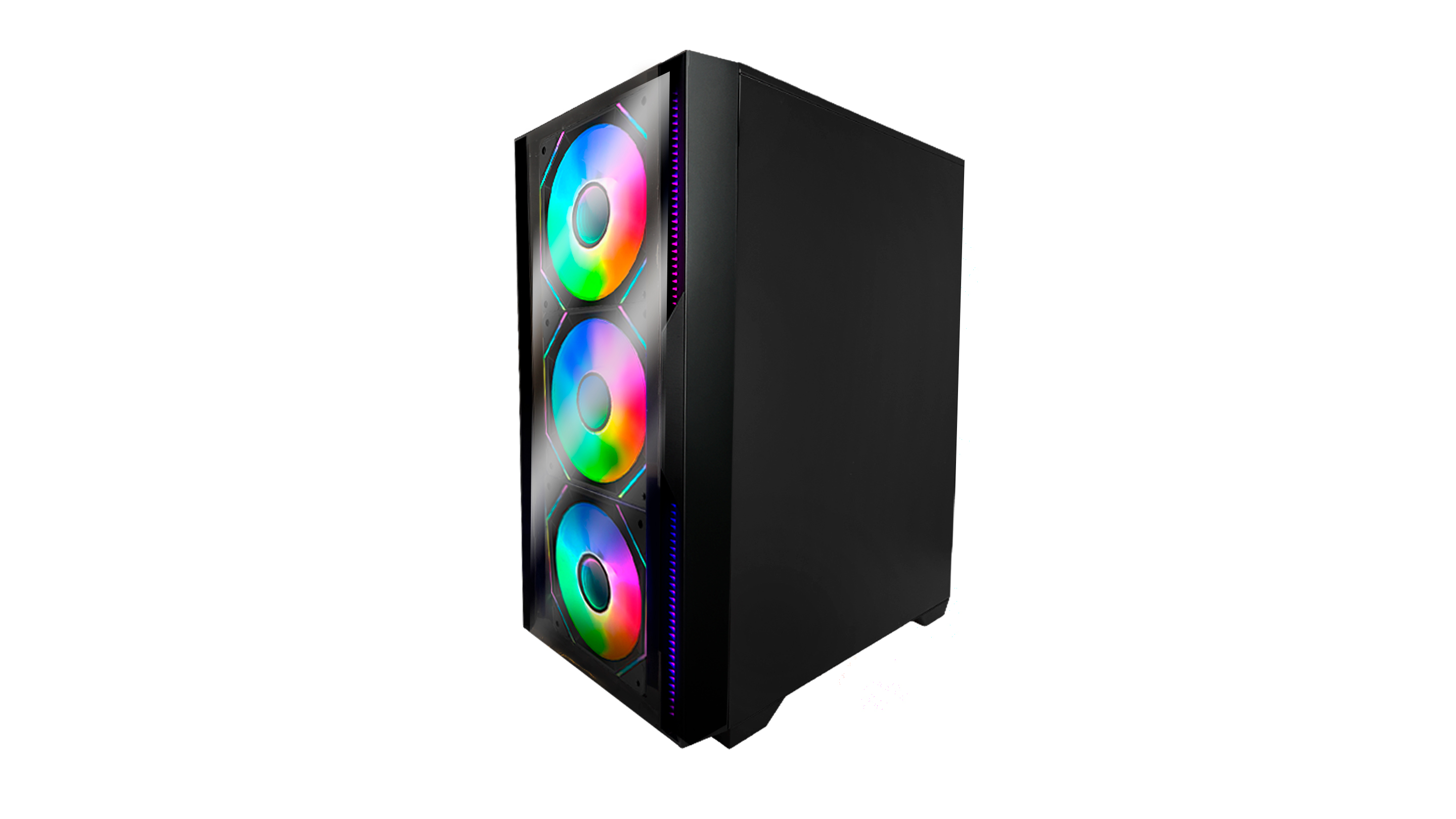 Gabinete Gamer Sentey T10 X4 Fan ARGB Black T10-SF