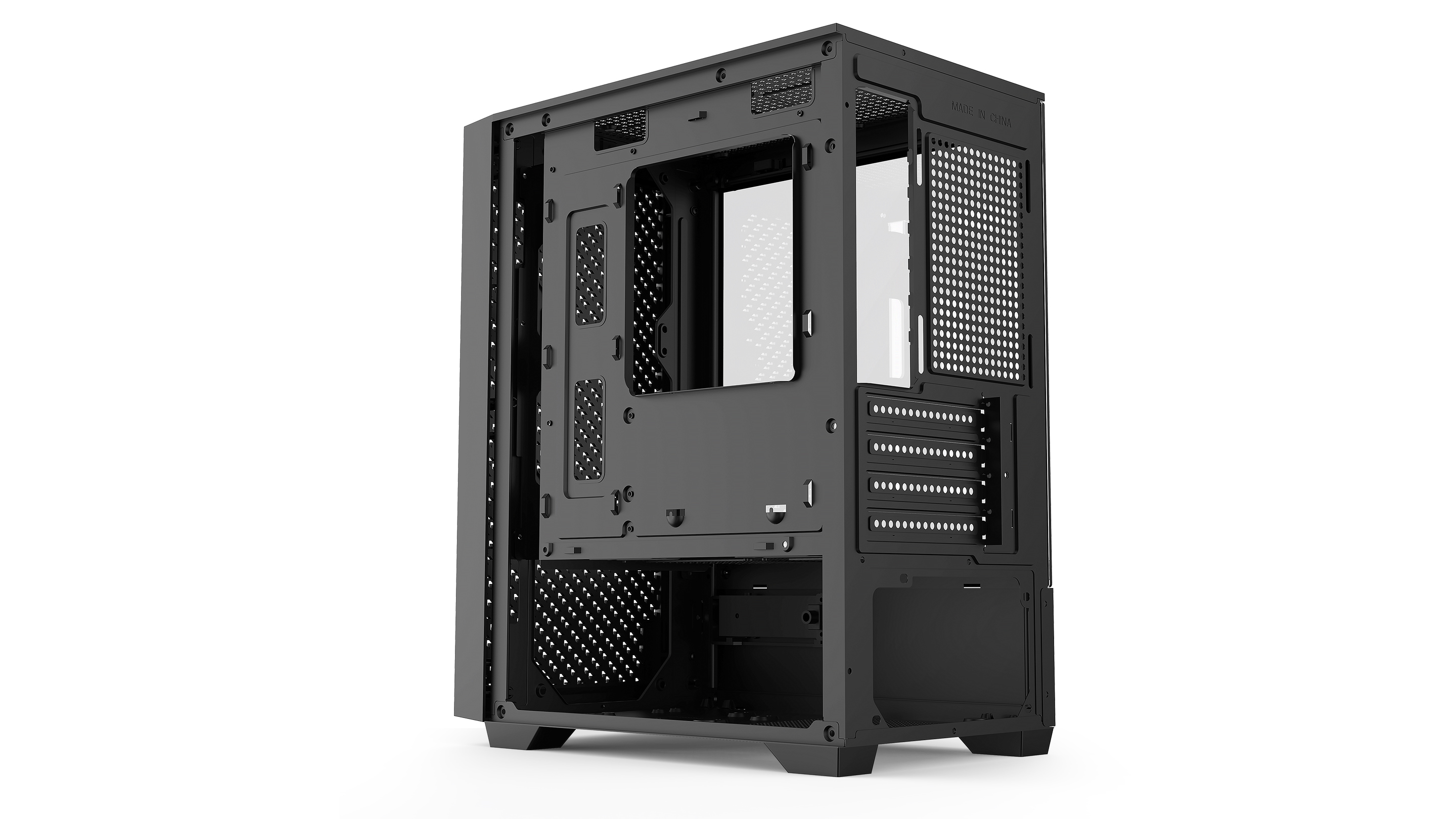 Gabinete Gamer Sentey T10 X4 Fan ARGB Black T10-SF