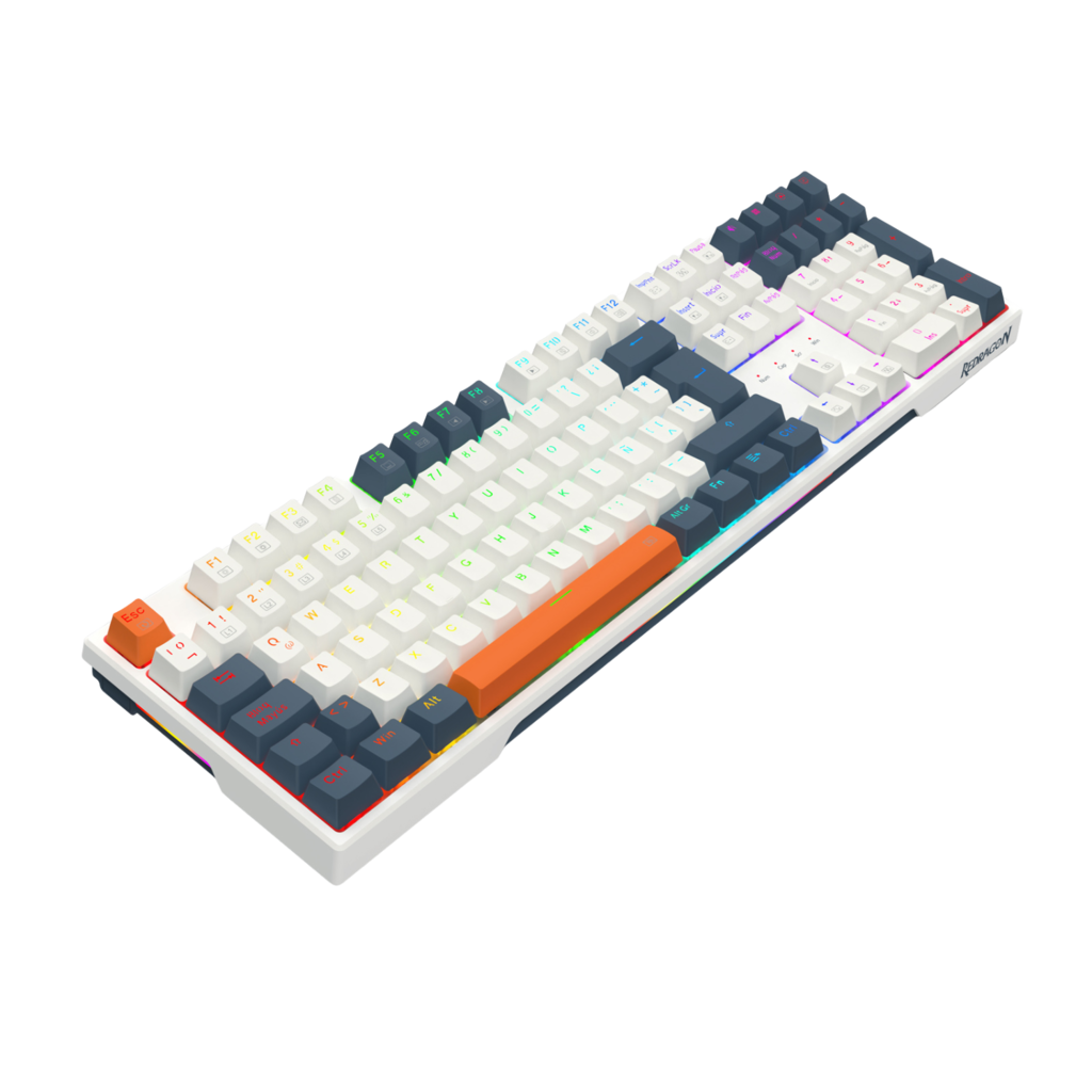 Perifericos Teclado USB Redragon Trundle Switch Red Gamer Mecanico K668WBO-RGB