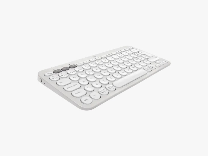Perifericos Teclado Bluetooth Logitech Pebble Keys 2 K380S Off-White 920-011784