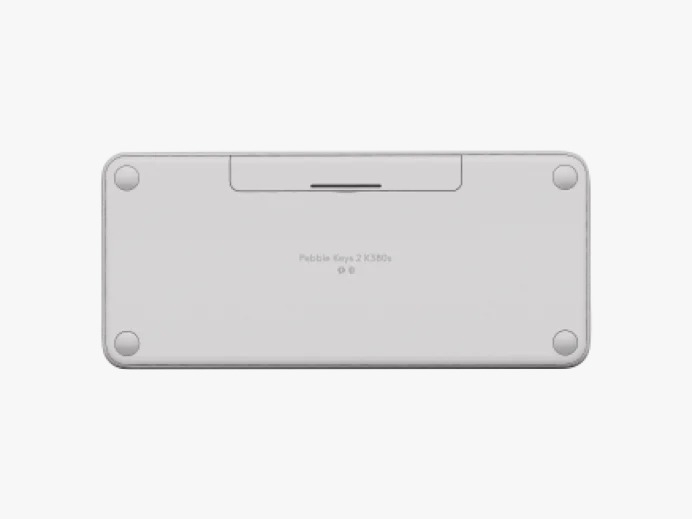 Perifericos Teclado Bluetooth Logitech Pebble Keys 2 K380S Off-White 920-011784