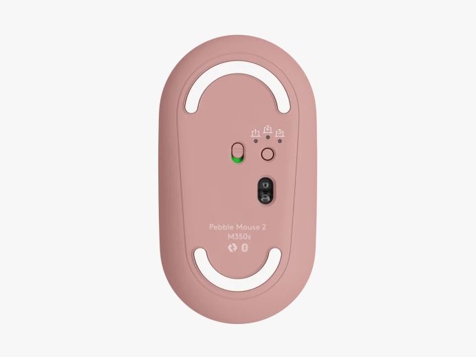 Perifericos Mouse Bluetooth Logitech Pebble 2 M350S Rosa 910-007048