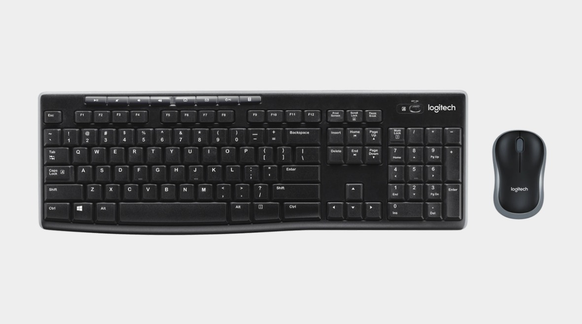 Perifericos Teclado + Mouse Logitech MK270 Inalambrico 920-004432