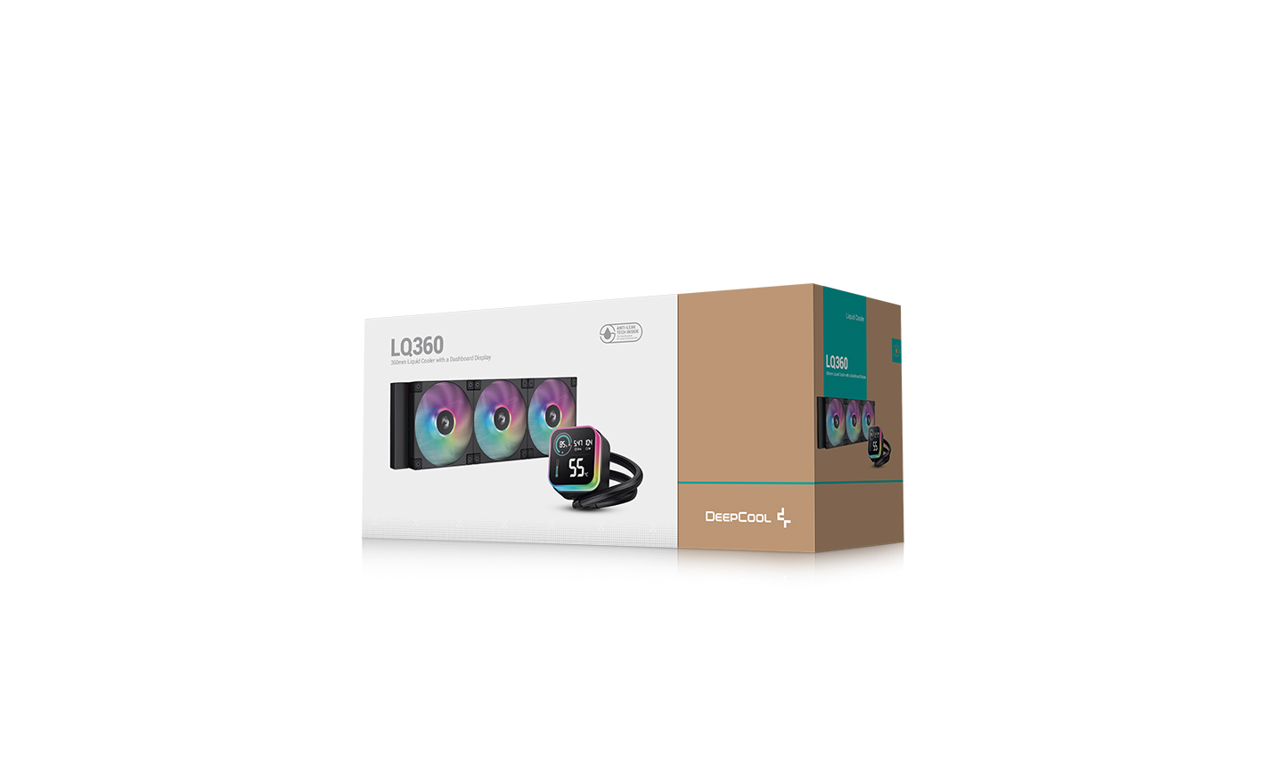 Refrigeracion Water Cooler DeepCool LQ360 R-LQ360-BKLSMW-G-1