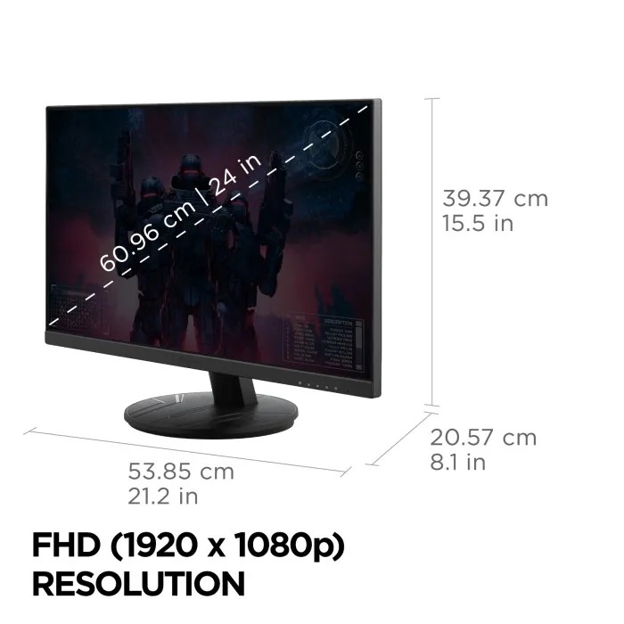 Monitor 24 ViewSonic 120Hz Full HD IPS 1ms VX2416A