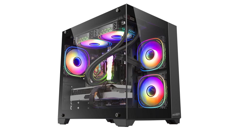 Gabinete Gamer Sentey A10 Micro X5 Fan ARGB Black GS-8000