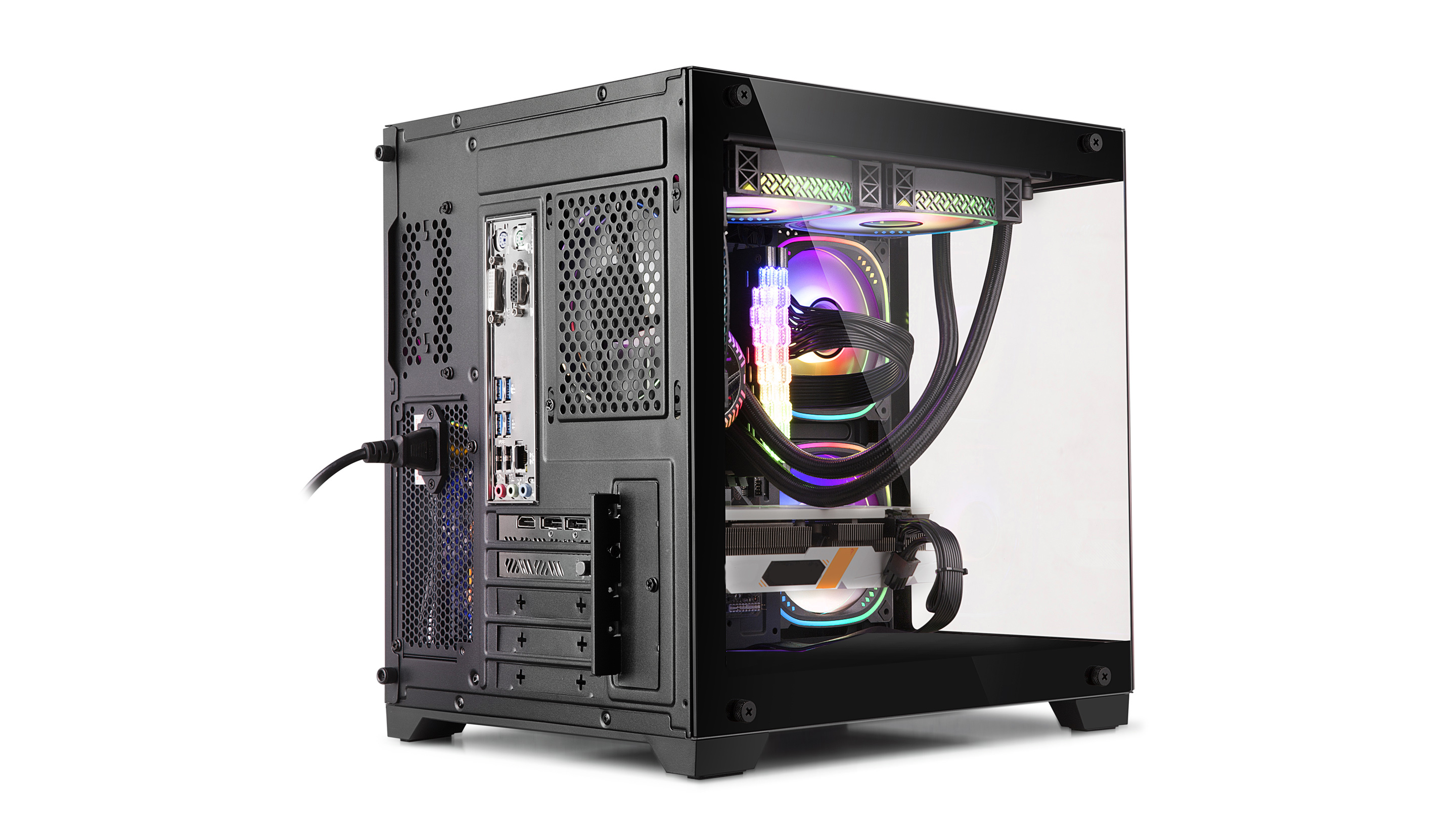 Gabinete Gamer Sentey A10 Micro X5 Fan ARGB Black GS-8000