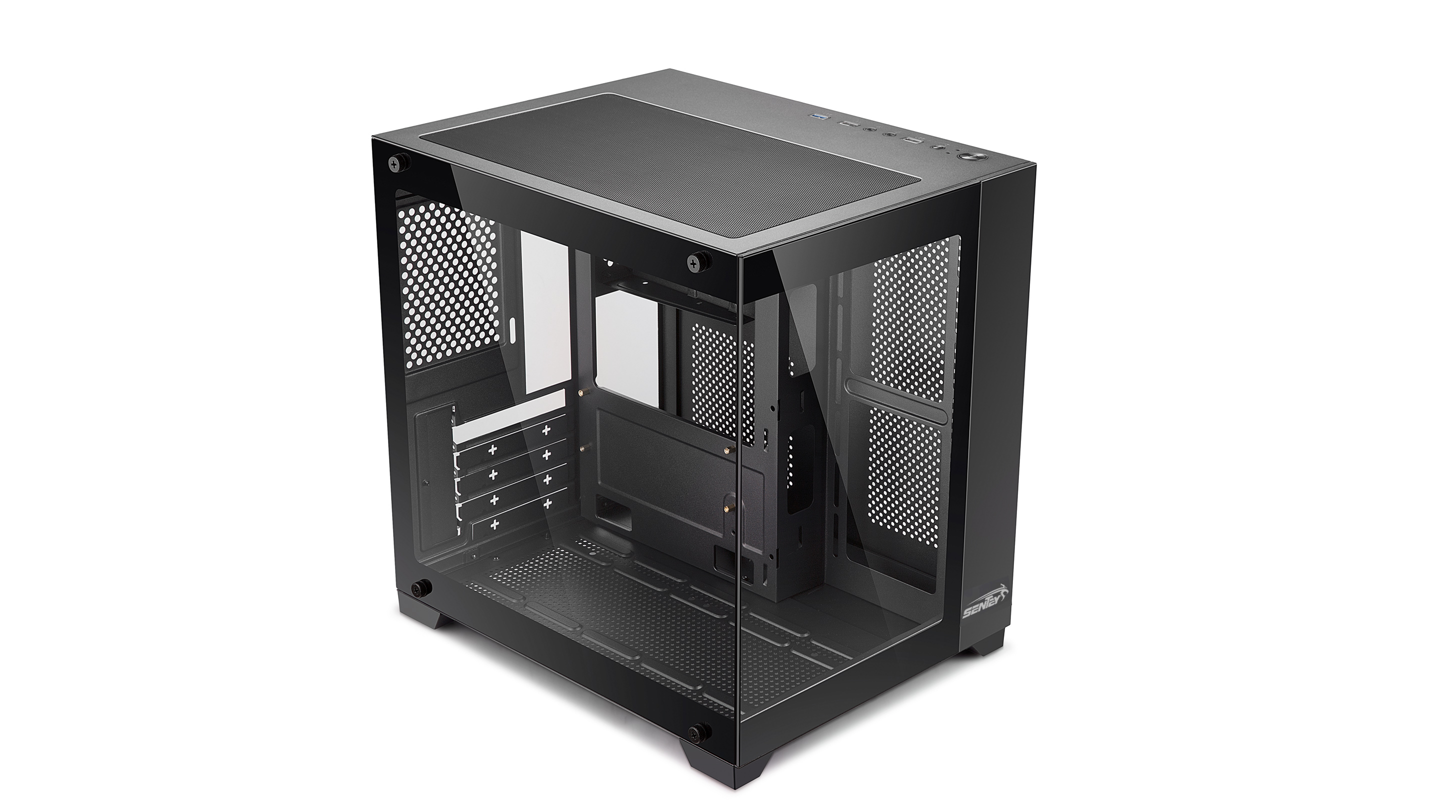 Gabinete Gamer Sentey A10 Micro X5 Fan ARGB Black GS-8000