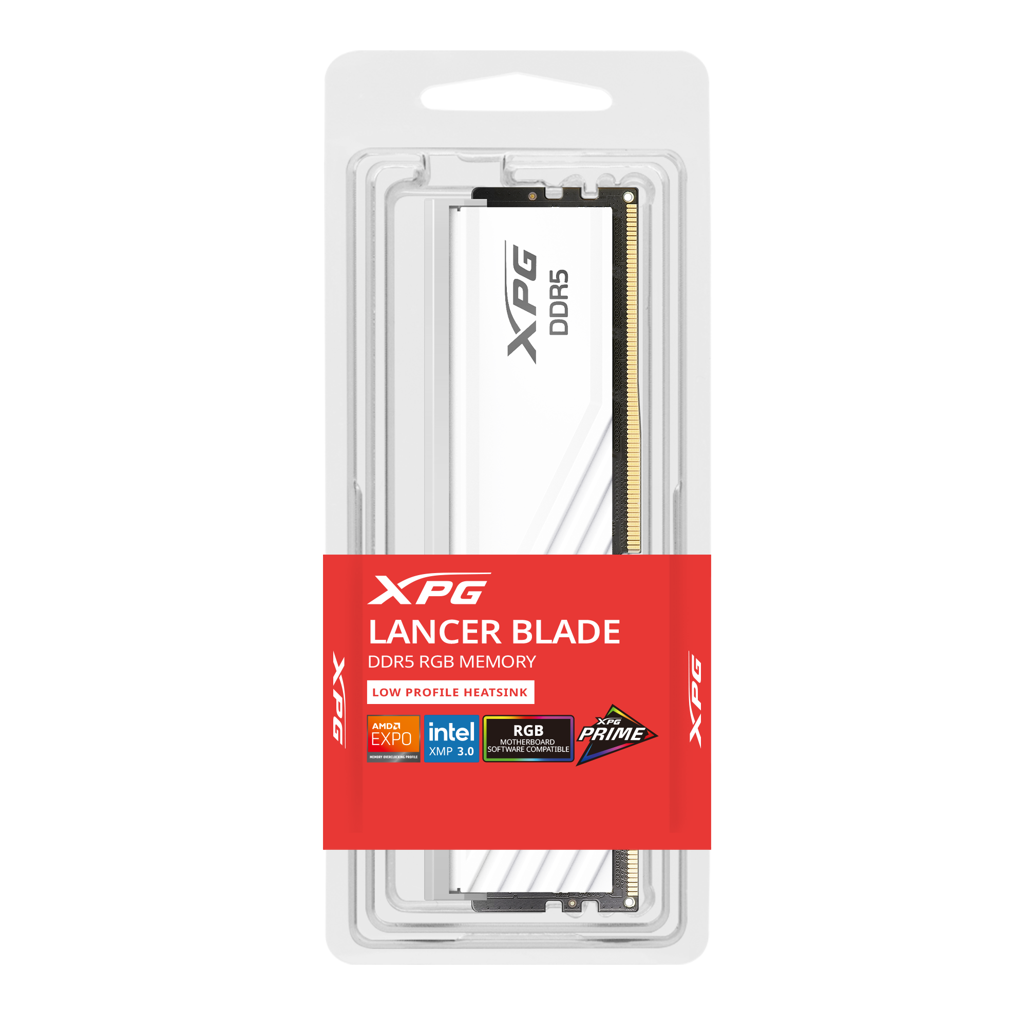 Memoria Ram DDR5 16GB XPG 6000MHz Lancer Blade RGB White AX5U6000C4816G-SLABRWH