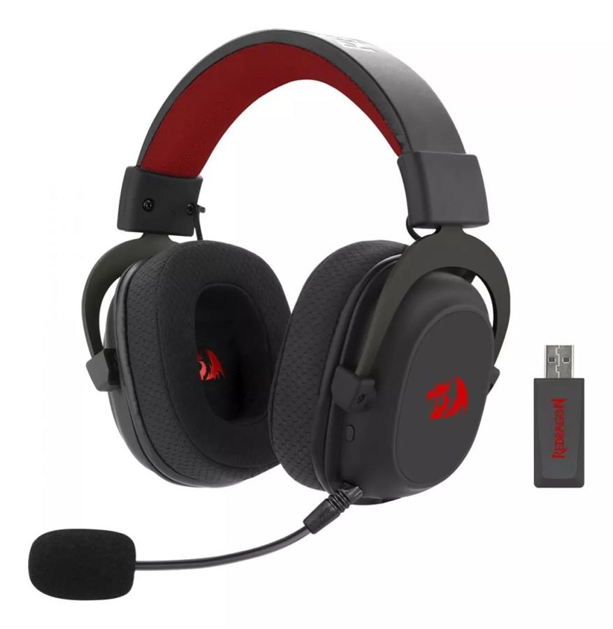 Perifericos Auricular Redragon Zeus PRO Wireless 7.1 Black Gamer H510-PRO