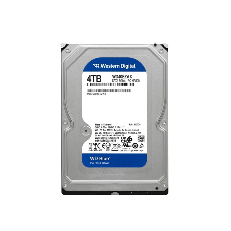 Almacenamiento Disco Rigido HDD Western Digital 4TB Blue 3.5mm WD40EZZX