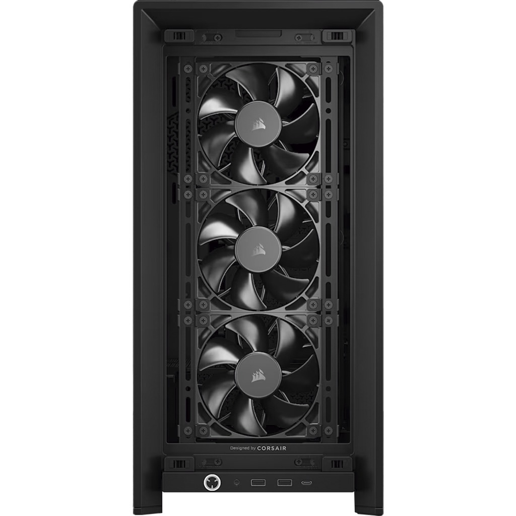Gabinete Gamer Corsair Frame 4000D RS X3 Fan Black CC-9011312-WW