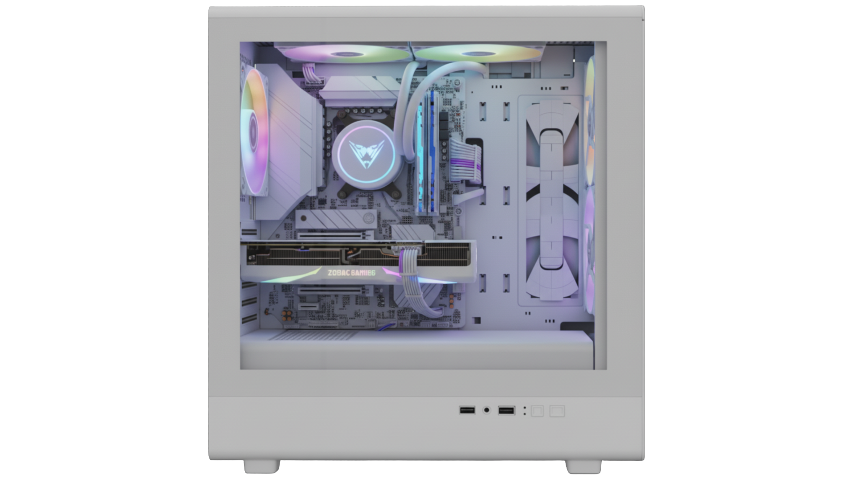 Gabinete Gamer Sentey BACKFIRE X4 Fan ARGB White BACKFIRE-WHTA