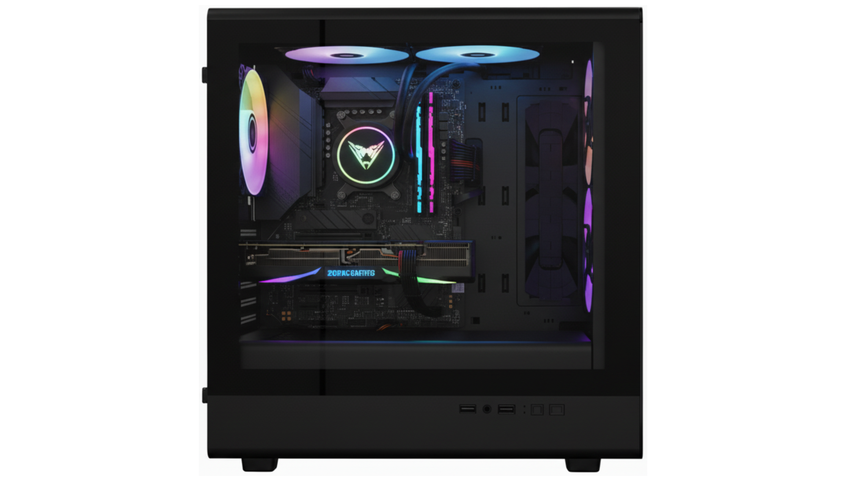 Gabinete Gamer Sentey BACKFIRE X4 Fan ARGB Black BACKFIRE-BLKA