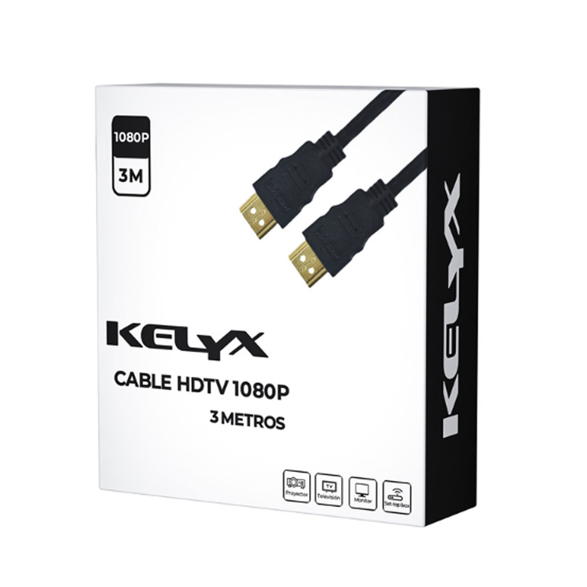 Cable Video Kelyx HDMI A HDMI 2.0 3mts 4K KL-CBL-HDTV-3M